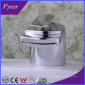 Diseño moderno de alta calidad cascada de latón lavabo grifo del fregadero (qh0701)